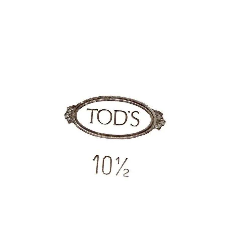 Tod's Womens Beige Suede Slip On Round Toe Casual Loafers Flat Shoes Size 10.5 - Picture 12 of 16